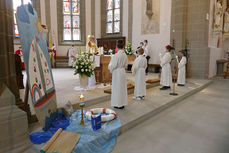 Feier der 1. Heiligen Kommunion in Sankt Crescentius (Foto: Karl-Franz Thiede)